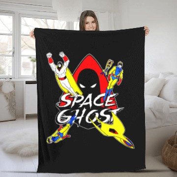 Discover Space Ghost Fleece Blankets