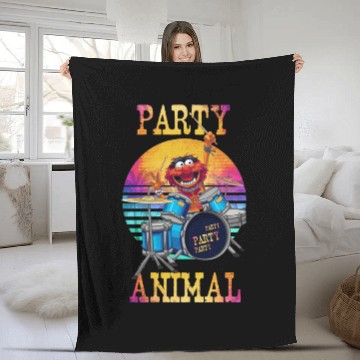 Discover retro party animal - Muppets - Fleece Blankets