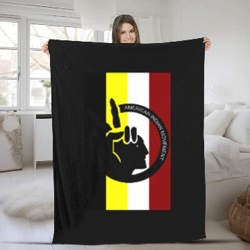 Discover AIM Flag - American Indian Movement - Fleece Blankets