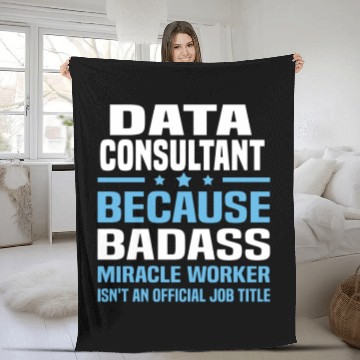 Discover Data Consultant Fleece Blankets