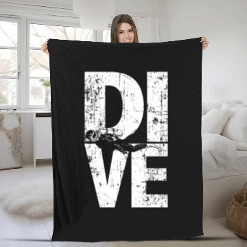 Discover Scuba Diving Fleece Blankets