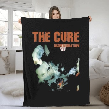 Discover Vintage The Cure Disintegration Fleece Blankets