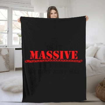 Discover Is It Massive In Here? Fleece Blankets
