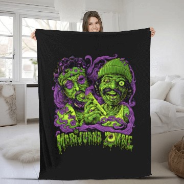 Discover Cheech and Chong Zombies - Vintage Horror Fleece Blankets