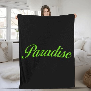 Discover paradise Fleece Blankets