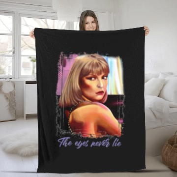 Discover The Eyes Never Lie - Scarface - Fleece Blankets