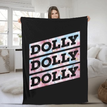 Discover Dolly Parton Flower Print birthday christmas gift Fleece Blankets
