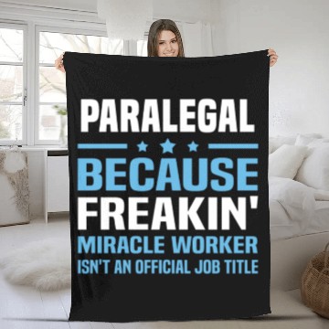 Discover Paralegal Fleece Blankets