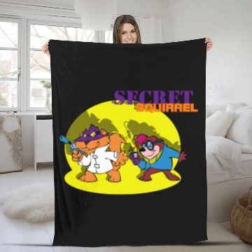 Discover Secret Squirrel Fleece Blankets