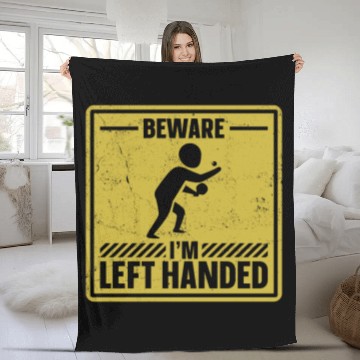 Discover Ping Pong Table Tennis Beware I'M Fleece Blankets