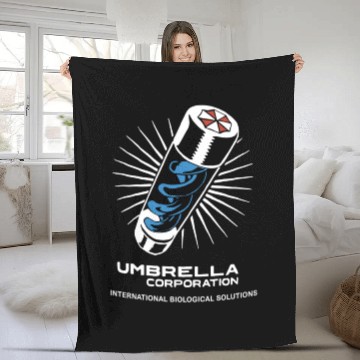 Discover umbrella corporation international biological solu Fleece Blankets