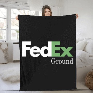 Discover FedEx Ground Fleece Blankets