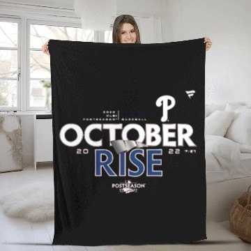 Discover October Rise Phillies Fleece Blankets
