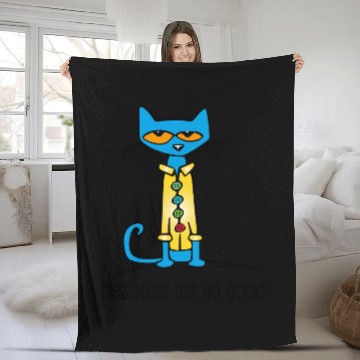 Discover Pete the cat Fleece Blankets
