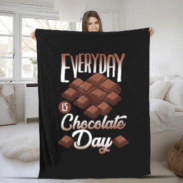 Discover Chocolate - Candy Bar Sweet - Store Fleece Blankets Fleece Blankets