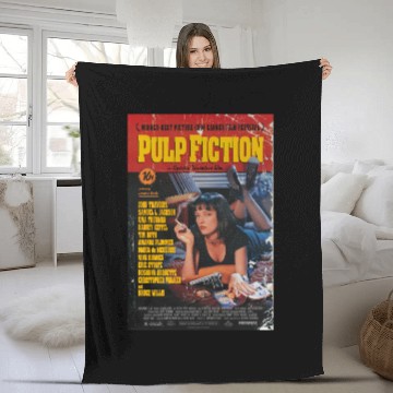 Discover PULP FICTION MOVIE Poster Fleece Blankets