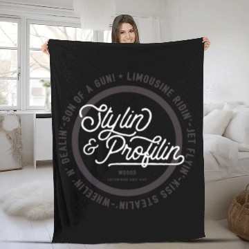 Discover Stylin' & Profilin' - Ric Flair - Fleece Blankets
