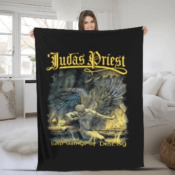 Discover Judas Priest Sad Wings Of Destiny 1976 Fleece Blankets