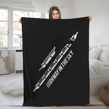 Discover Monorail Red Fleece Blankets