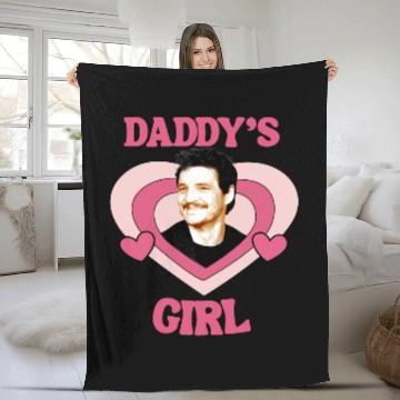 Discover Pedro Pascal Fleece Blankets, Daddys Girl Fleece Blankets