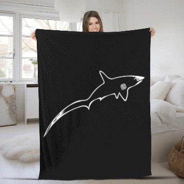 Discover Fox Shark Fleece Blankets