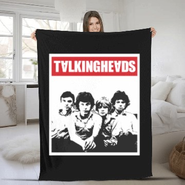 Discover Talking Heads Post Punk Fleece Blankets