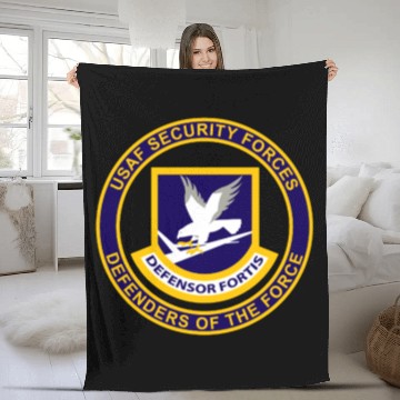 Discover Air Force Security Forces Fleece Blankets