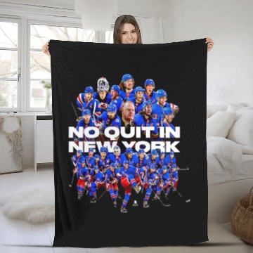 Discover No Quit in Fleece Blankets, New York Rangers Fleece Blankets