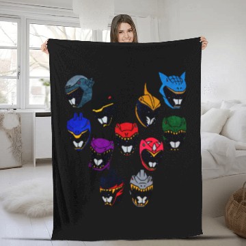 Discover Fully Charged - Power Rangers - Fleece Blankets
