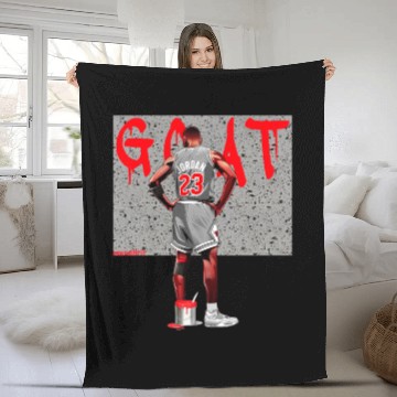 Discover Fitz 4 kickz Fleece Blankets to match the Jordan 4 tech gray white Oreo