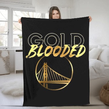Discover Gold Blooded Fleece Blankets