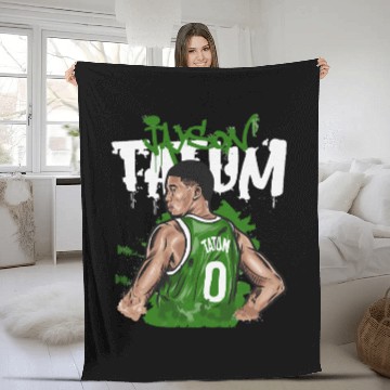 Discover Jayson Tatum Kids Fleece Blankets