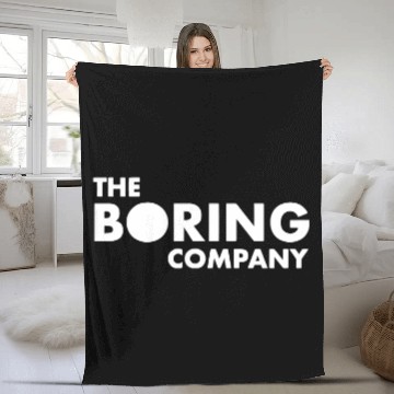 Discover the boring company Fleece Blankets