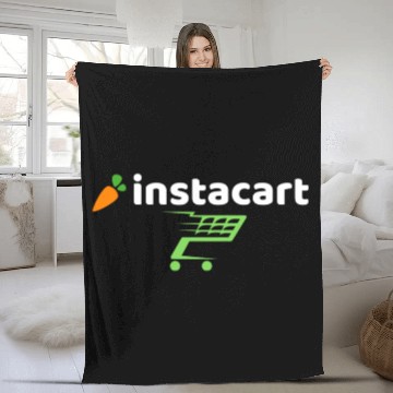 Discover Instacart Personal Shopper Fleece Blankets