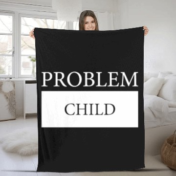 Discover problem child Fleece Blankets
