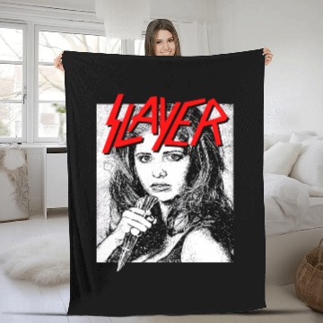 Discover Buffy Vampire Metal Mashup Unisex New Collection Fleece Blankets