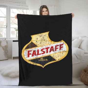 Discover Falstaff Beer Fleece Blankets