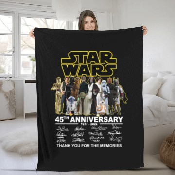 Discover Marvel Star War Anniversary Fleece Blankets
