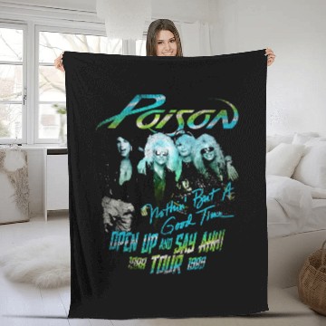 Discover Poison Tour Fleece Blankets