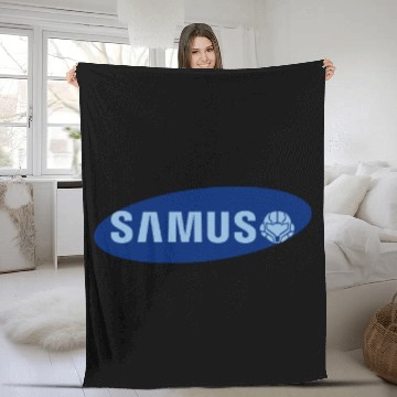 Discover Galaxy Bounty Hunter - Metroid Samus Aran - Fleece Blankets