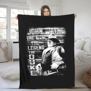 Discover John Wayne Fleece Blankets