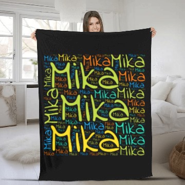 Discover Mika Fleece Blankets