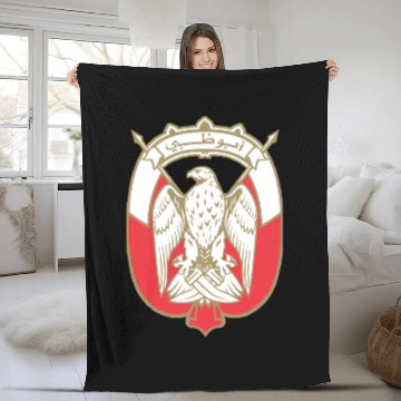 Discover Abu Dhabi Gold LOGO Fleece Blankets