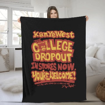 Discover Kanye West Jeen-Yuhs Fleece Blankets