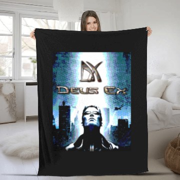 Discover Deus Ex Fleece Blankets