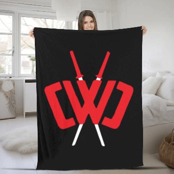 Discover Chad Wild Clay youtuber logo Fleece Blankets