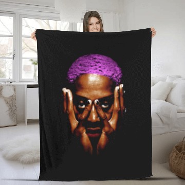 Discover DENNIS RODMAN Fleece Blankets