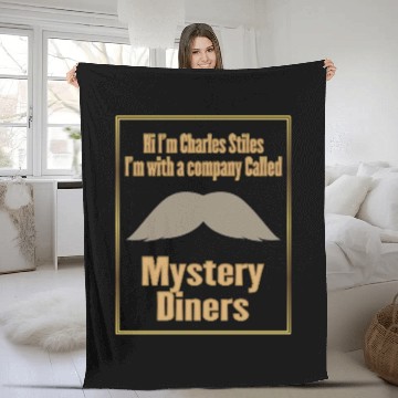 Discover Legend Charles Stiles - Mystery Diners Fleece Blankets