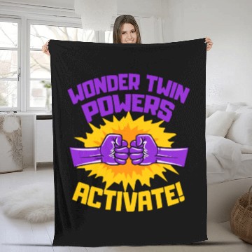 Discover Wonder Twins Powers Activate Fleece Blankets