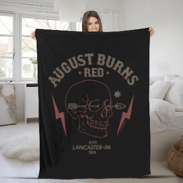 Discover August Burns Red Arrow Skull Fleece Blankets